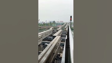 Thumbnail of metro train track change #shorts