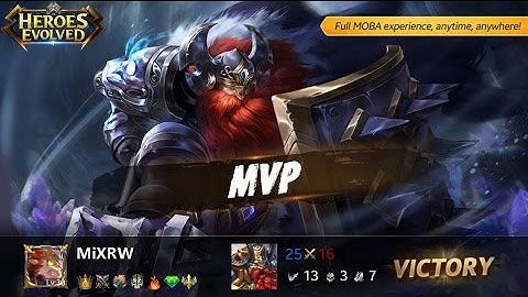 NEW HERO MURDOCH Gameplay (Hoarfrost Overlord SKIN) Heroes Evolved