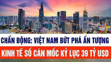 Chấn động quốc tế: Việt Nam bứt phá ấn tượng, kinh tế số cán mốc 39 tỷ USD