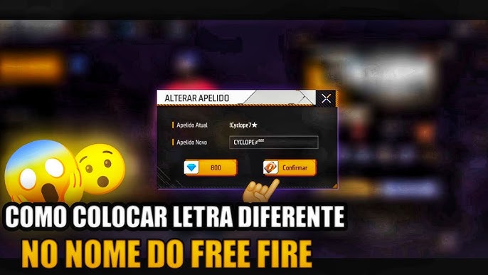 COMO COLOCAR LETRA DIFERENTE NO NOME DO FREE FIRE COMO FAZER NICK