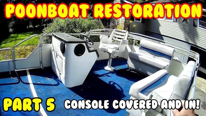 Pontoon boat resto (Part 4) install lower unit and get engine running (4K  UHD) 