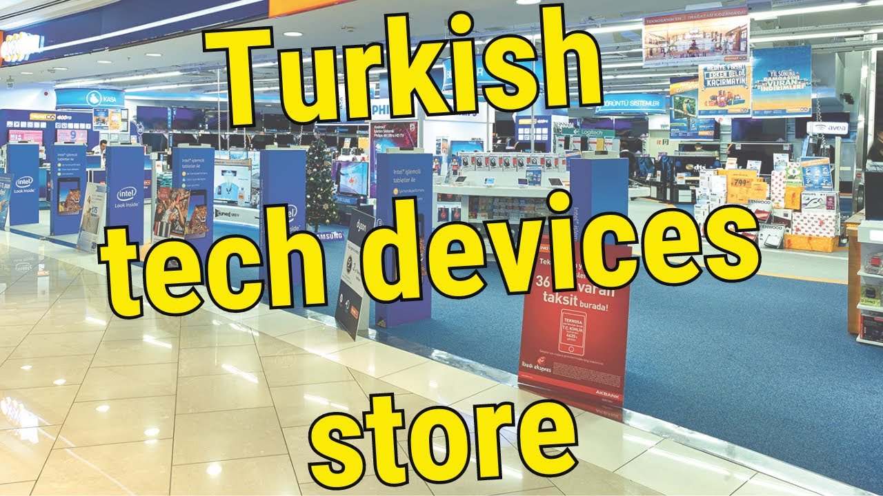 Турецкий магазин бытовой техники и гаджетов (Turkish tech devices store)