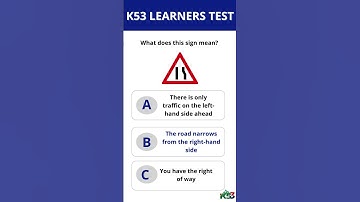 K53 LEARNERS TEST SOUTH AFRICA Code 8 | Quiz Part 11 #shorts