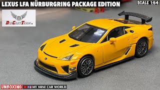 『MY MINI CAR WORLD』UNBOXING DCT 1/64 LEXUS LFA NÜRBURGRING PACKAGE EDITION 