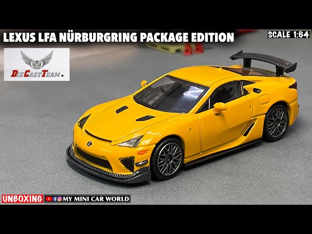 MY MINI CAR WORLD』UNBOXING DCT 1/64 LEXUS LFA NÜRBURGRING PACKAGE