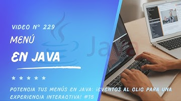 🚀 2️⃣2️⃣9️⃣. Potencia tus Menús en Java: ¡Eventos al Clic para una Experiencia Interactiva! 🔥#15