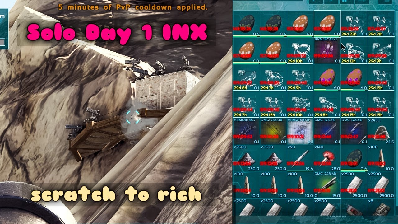 Solo Starting  Day 1 In Hardest Server INX 2 man Scratch To Rich BOB