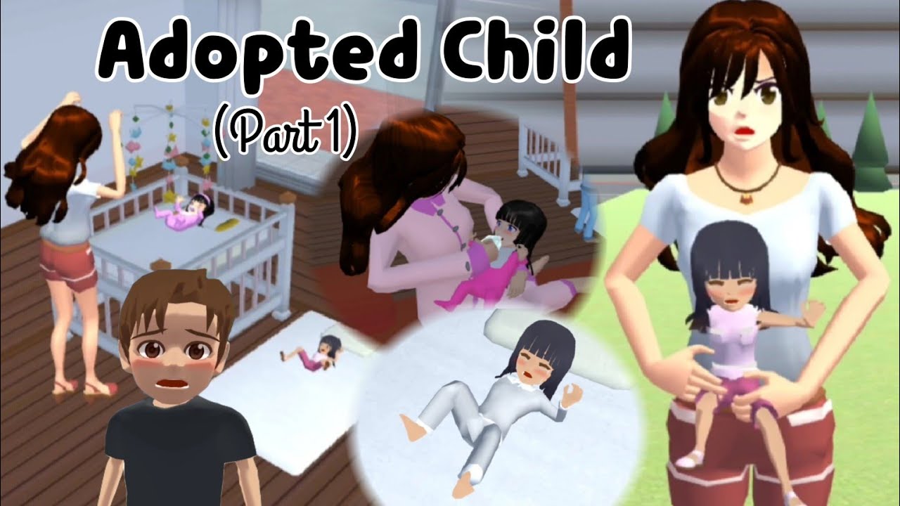 Adopted Child 👶😭 (Part 1) | Sad Story | Sakura School Simulator