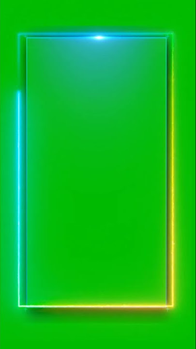 4K Neon Template | Green Screen Template | Glowing Border | No Copyright Video #shorts #vertical