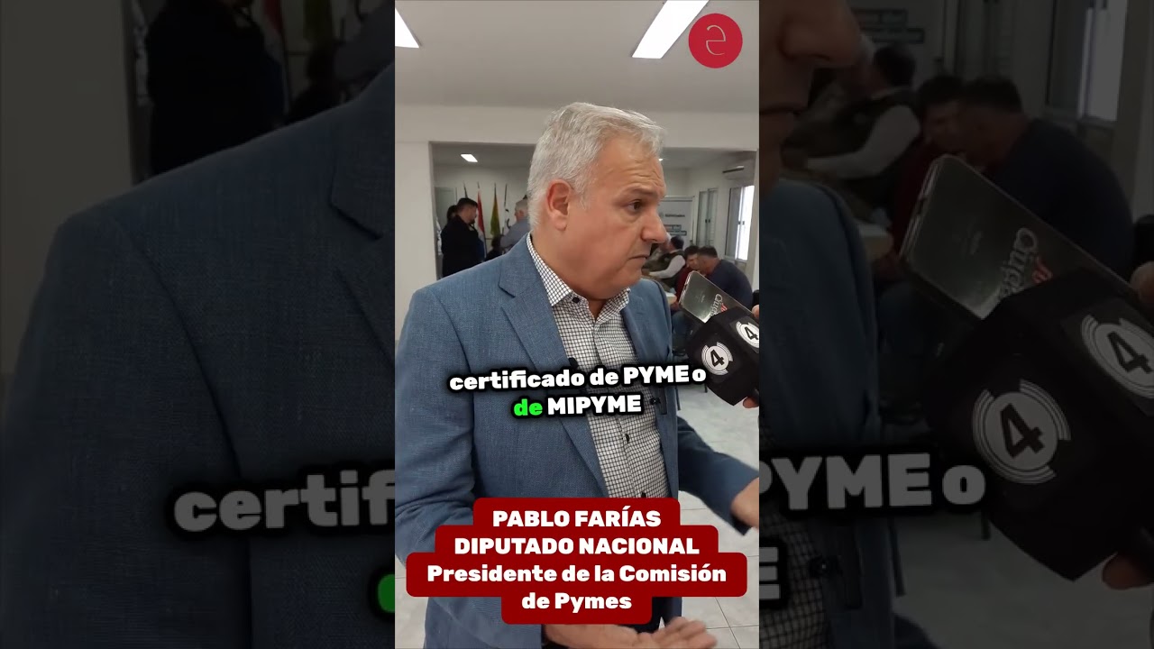 Pablo Farías presentó en Sunchales su proyecto de alivio y reactivación para las PyMEs