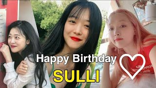 Happy Birthday Angel Sulli In Our Memories 설리 생일 축하합니다