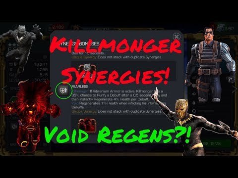 Void Regens? All Of Killmongers synergies Explained/Showcased! – MCOC