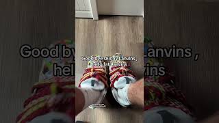 it’s out with the old..@PKStockX_QC #fyp #shoes #lanvin #designershoes #sneakers #viral #shoehaul