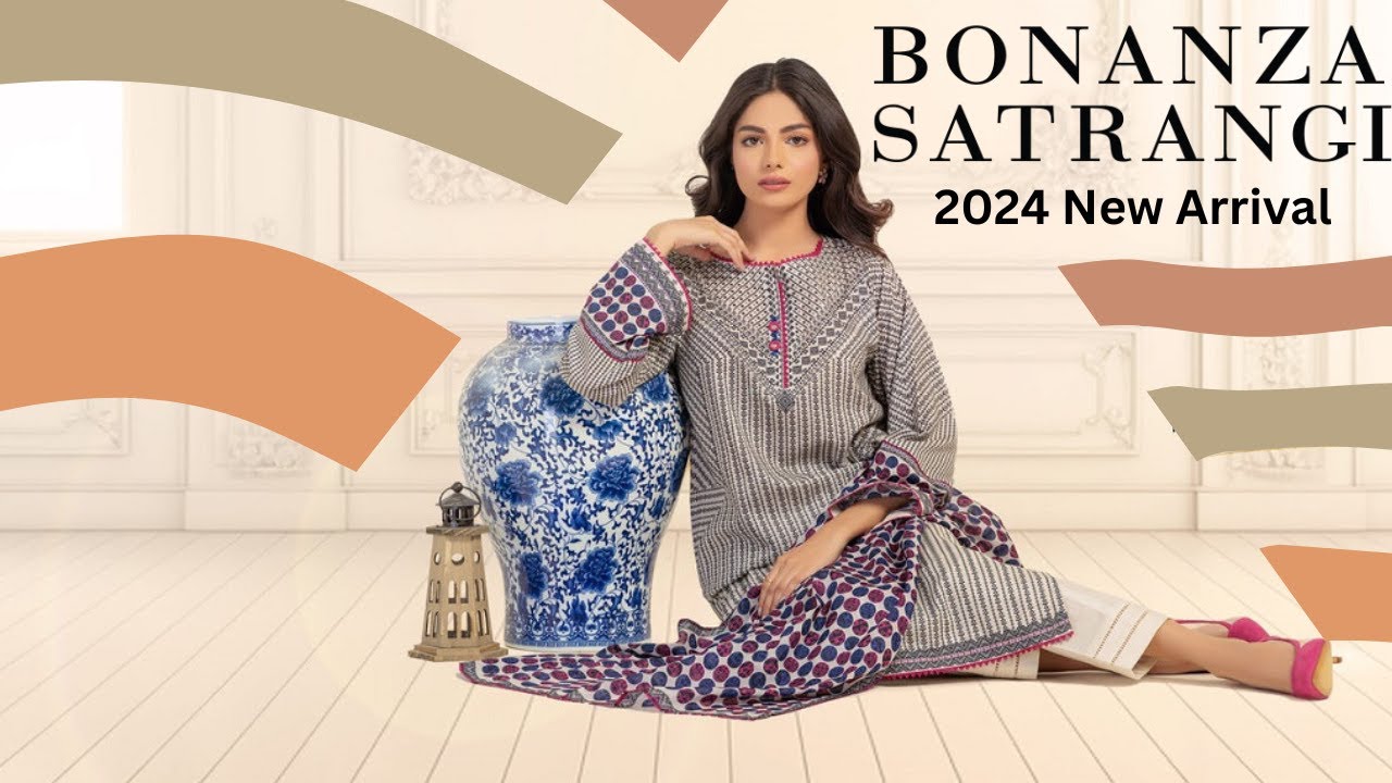 Bonanza Satrangi Unstitched Collection 2024 | Luxury Formals | Pakistani Clothing uk