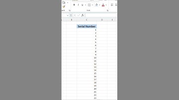 Auto Fill Serial Numbers in Excel | Easy Excel Tip You Must Know!