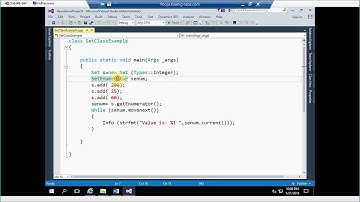 Set Class In Dynamics 365 Finance & Operations