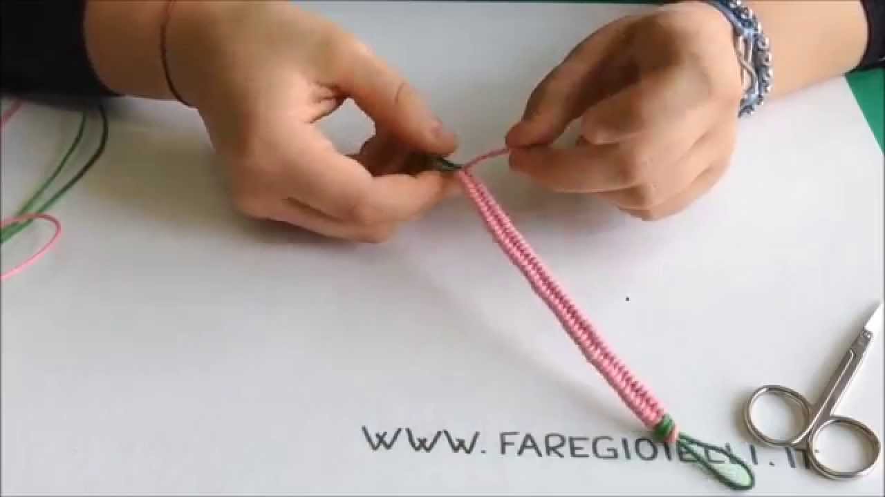 Tutorial Braccialetti Intrecciati Youtube