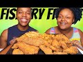 FISH FRY FRIDAY MUKBANG!!! FRIED CATFISH + FRIED CHICKEN + OKRA + FRIES MUKBANG 먹방 EATING SHOW