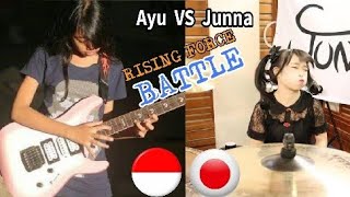 Yngwie malmsteen's rising force - Ayu gusfanz (Guitar Cover) - Junna (Drummer Cover)