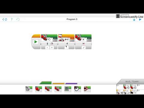 How to use the touch sensor in the Lego Mindstorms EV3 programming application for Chromebooks