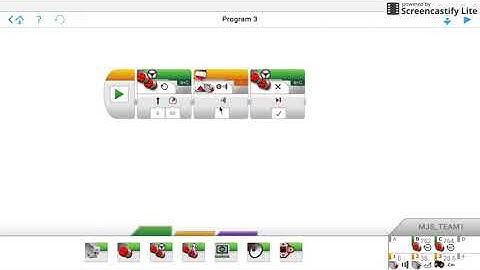 How to use the touch sensor in the Lego Mindstorms EV3 programming application for Chromebooks