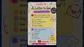 🔥 99% Students Get This MCQ Wrong! | A Letter to God | Class 10 | CBSE 2026 #trending #english