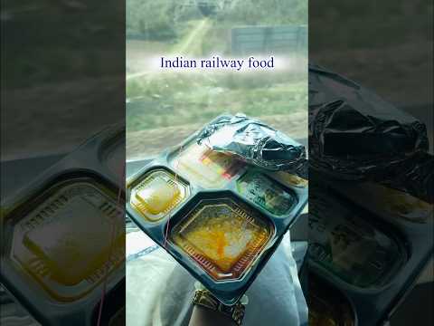 Indian Train Food Honest Review 🤢😪 | Indian Railway Thali Honest Review #shorts #ashortaday
