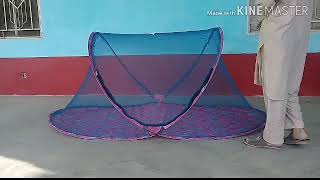 how to fold mosquito net | مچھر دانی بند کرنے کا طریقہ Resimi