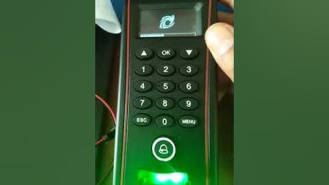 CONFIGURAR IP ZKTECO TF1700