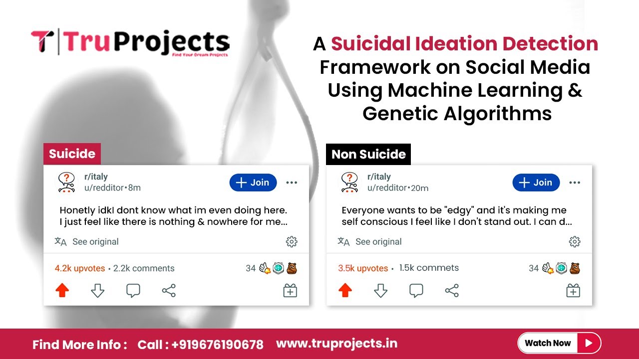 A Suicidal Ideation Detection Framework on Social Media Using Machine ...