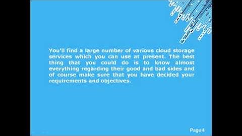 Best Cloud Storage Service