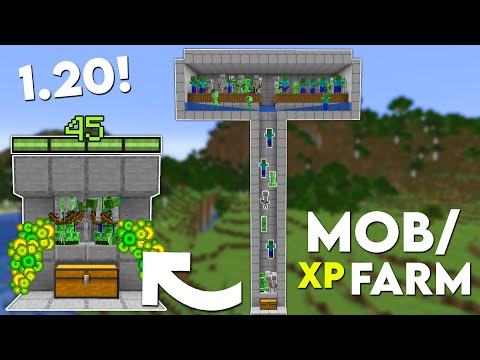 Minecraft FAST Enderman XP Farm 1.20 Tutorial 