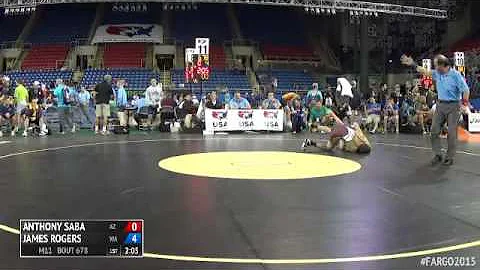 138 Champ. Round 3 - James Rogers (Washington) vs....