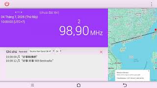 [Sporadic E] 98,9 MHz – 好事聯播網 989 Bestradio (Taiwan) | 09:59, 04.7.2026 #fmdx #radioculture