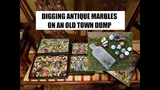 Digging Vintage Toy Marbles - Bottle Digging - Trash Picking for Treasure - Antiques