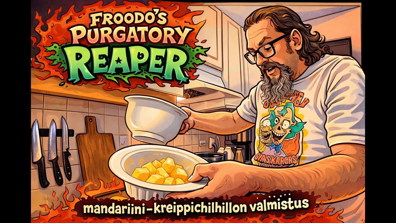 Froodo's Purgatory Reaper mandariini-kreippichilihillon valmistus