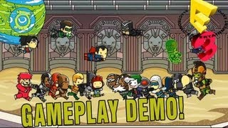 Scribblenauts Unmasked: Gameplay Demo (E3 2013) Nintendo Wii U