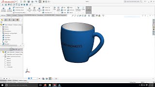 Modelling of Coffee Cup using Solidworks.