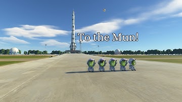 Saturn V Style Rocket to the Mun!
