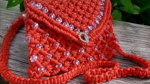 ❤️இத கண்டிப்பா try பண்ணுங்க/ sSmple macrame sling bag tutorial  for beginners