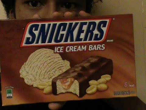 アメリカのアイス スニッカーズ アイスクリームバー Snickers Ice Cream Bars Youtube