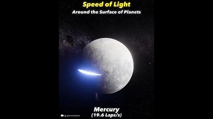 speed of light around the  surface of planets #space #universe #planet #facts #shorts
