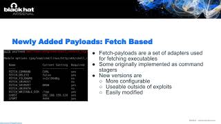Metasploit Framework BH EU Arsenal 2023