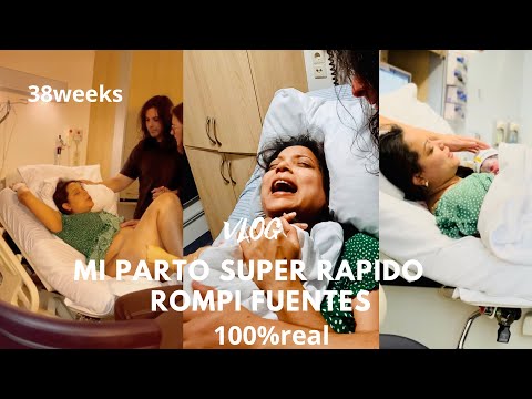 MI PARTO NATURAL SIN EPIDURAL | Nacimiento de mi hija Elena