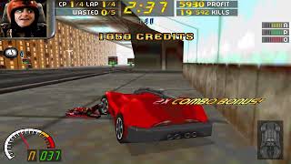 Carmageddon 1997 VS Carmageddon Max Damage | Bleak City Downtown Map Comparison