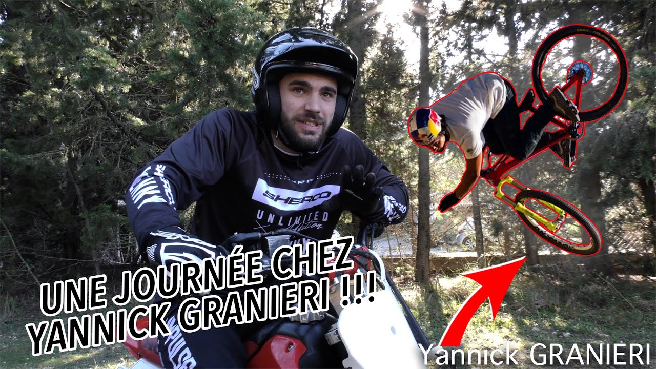 Une journée chez Yannick Granieri (on traverse une maison en moto)