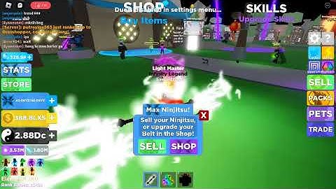 I hacked in Ninja legends-2023-script-pastbin