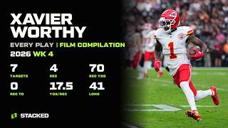 Xavier Worthy: Every Touch of 2026 Week 4 | Full Film Compilation