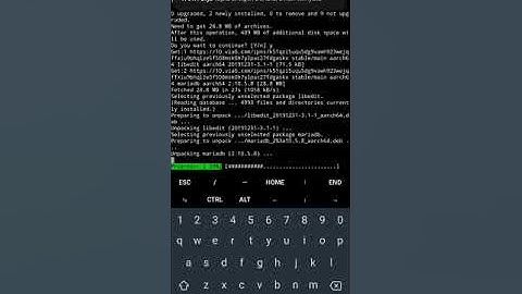 Tutorial Menginstall MYSQL/MARIADB di Android melalui Termux