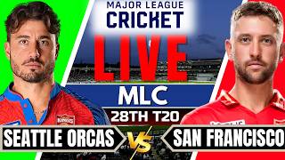 🔴MLC Live: Sfu vs So | Major League Cricket Live | Live Cricket Match Today | MLC Cricket League